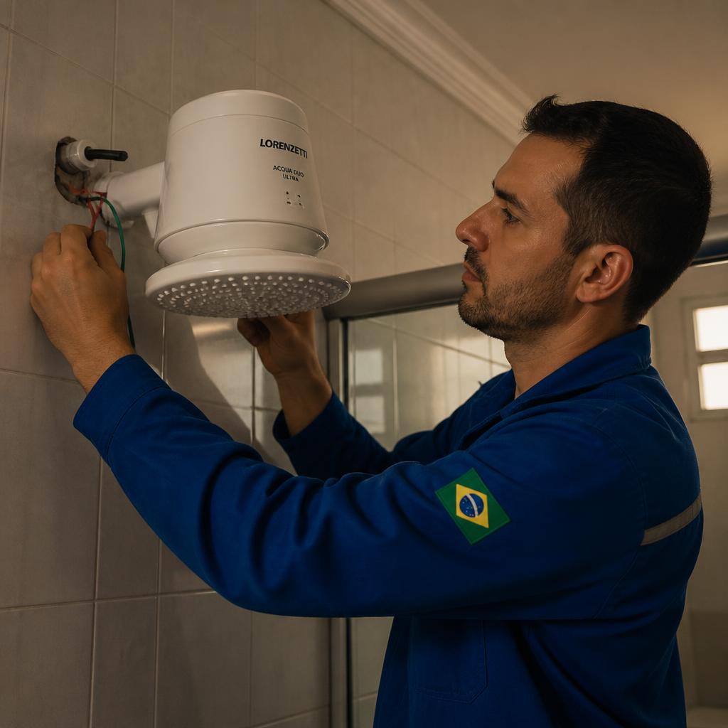 Instalação de Chuveiro
